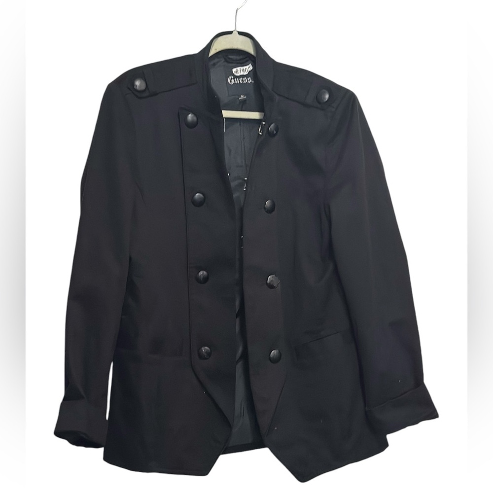 Guess Black Buttondown Jacket